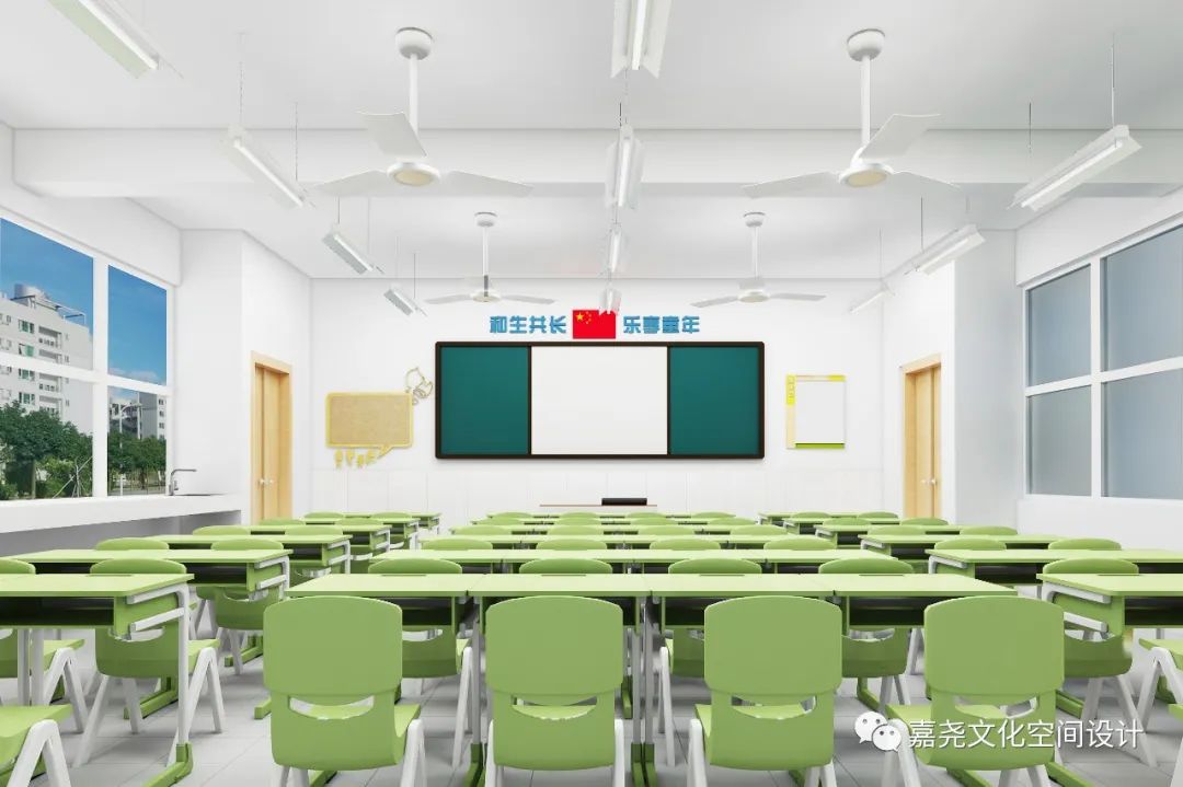 校门文化墙设计